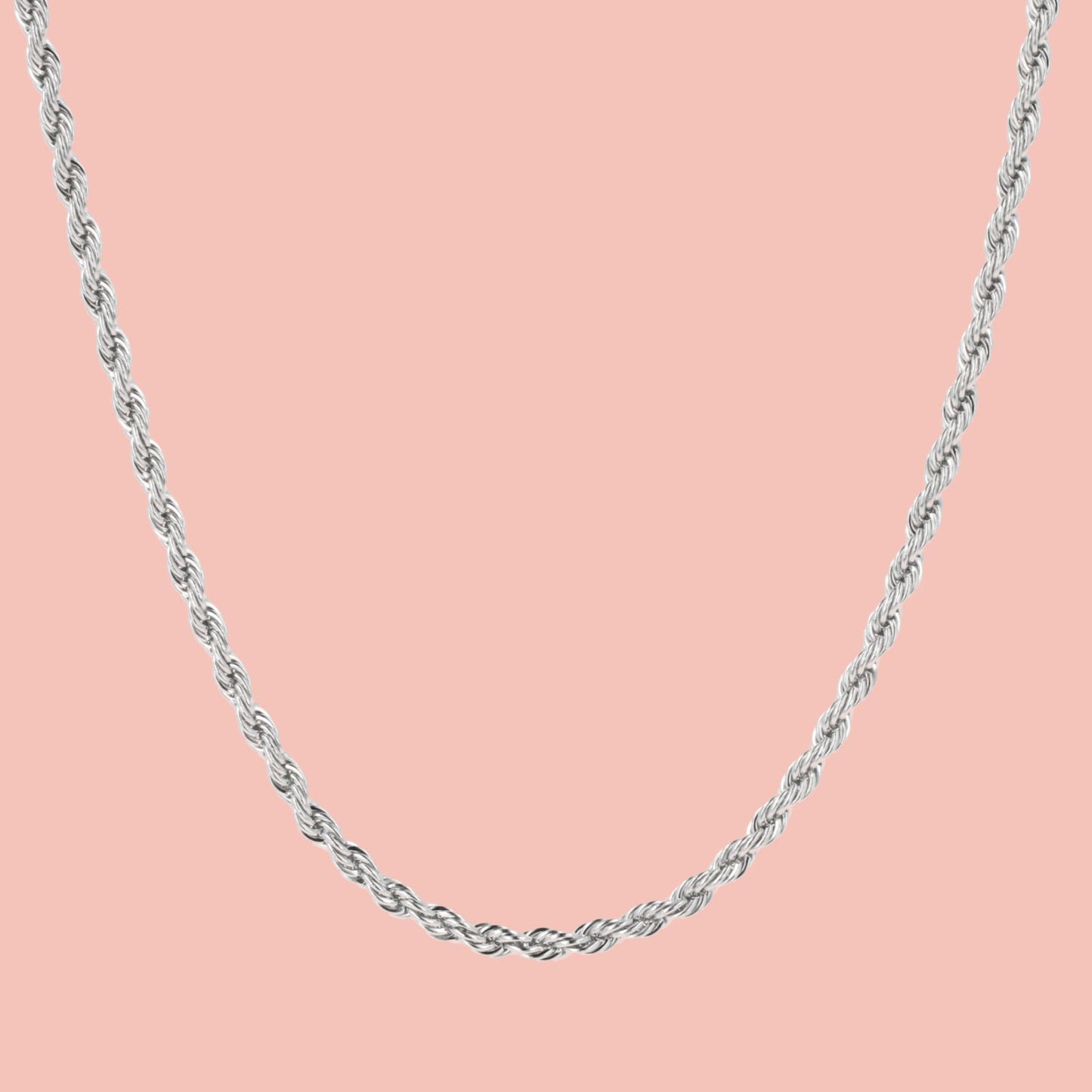 23 Inch Rope Chain Necklace