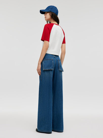 Denim Mid-Rise Women Baggy Jeans