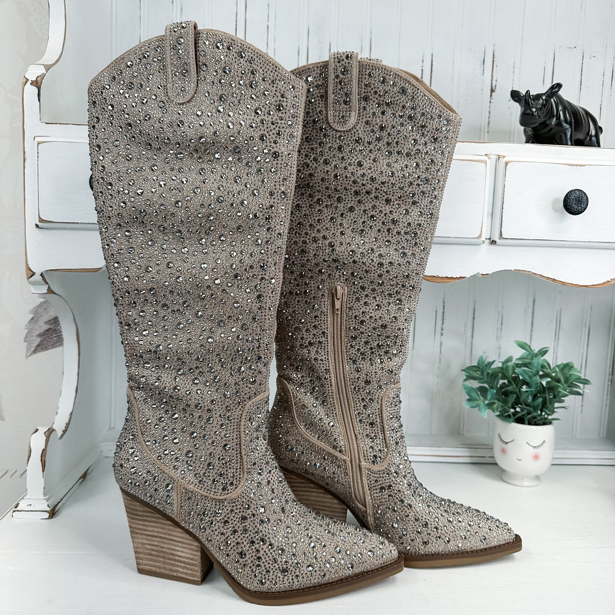 Kady Tall Boot - Taupe
