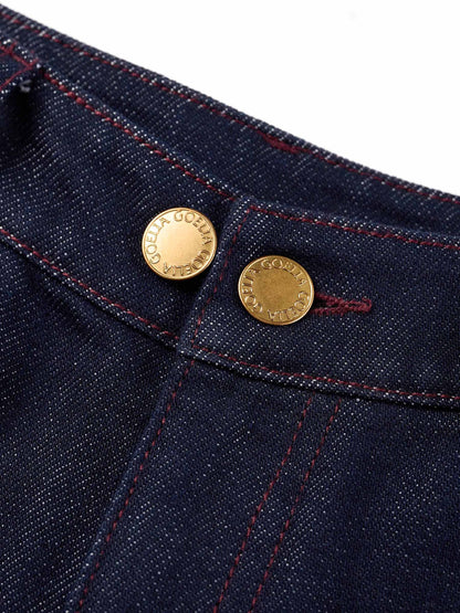 [Preview] Lyocell Cotton Blend Denim Women Jeans With Belt