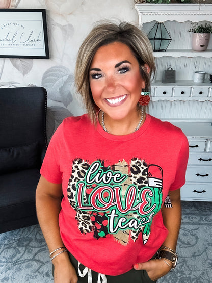 Live Love Teach Graphic Tee