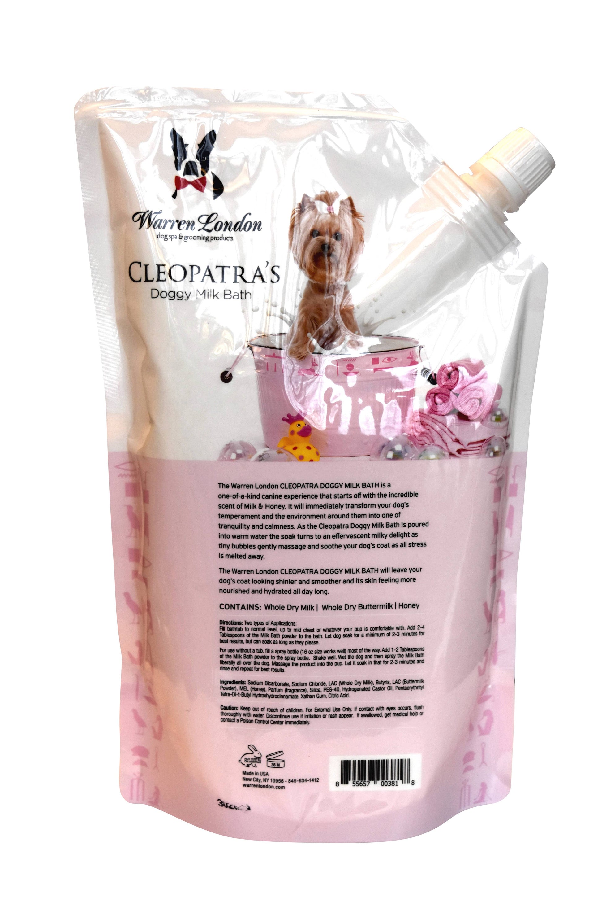 Cleopatra's Doggy Milk Bath