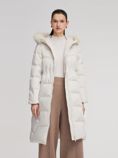 Gathered Waist Goose Down Garment