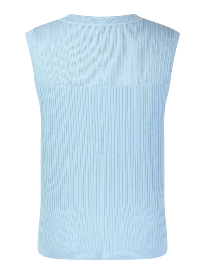 Lyocell Blend Rhinestone Women Knit Tank Top