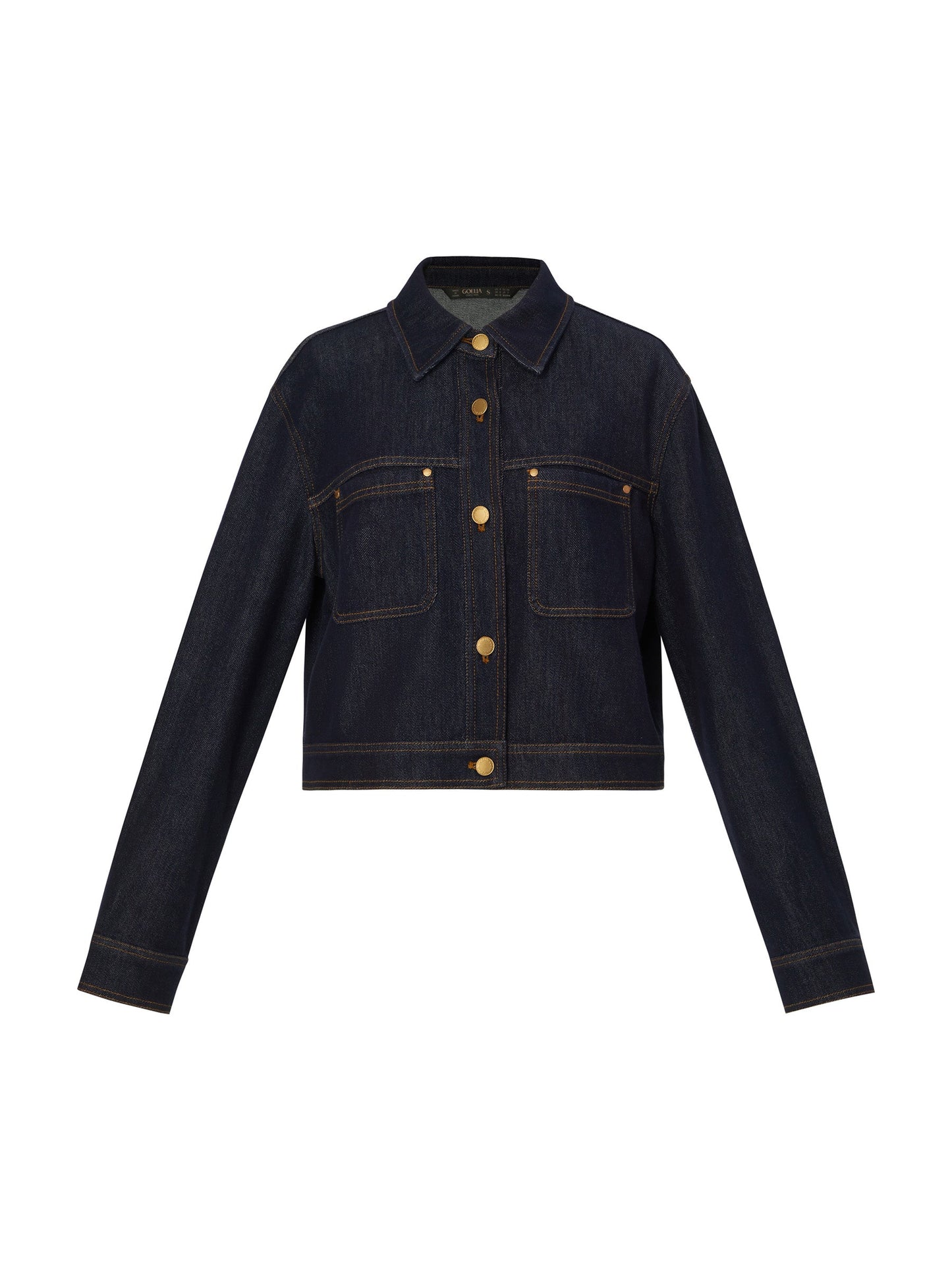 Denim Single-Breasted Women Jacket