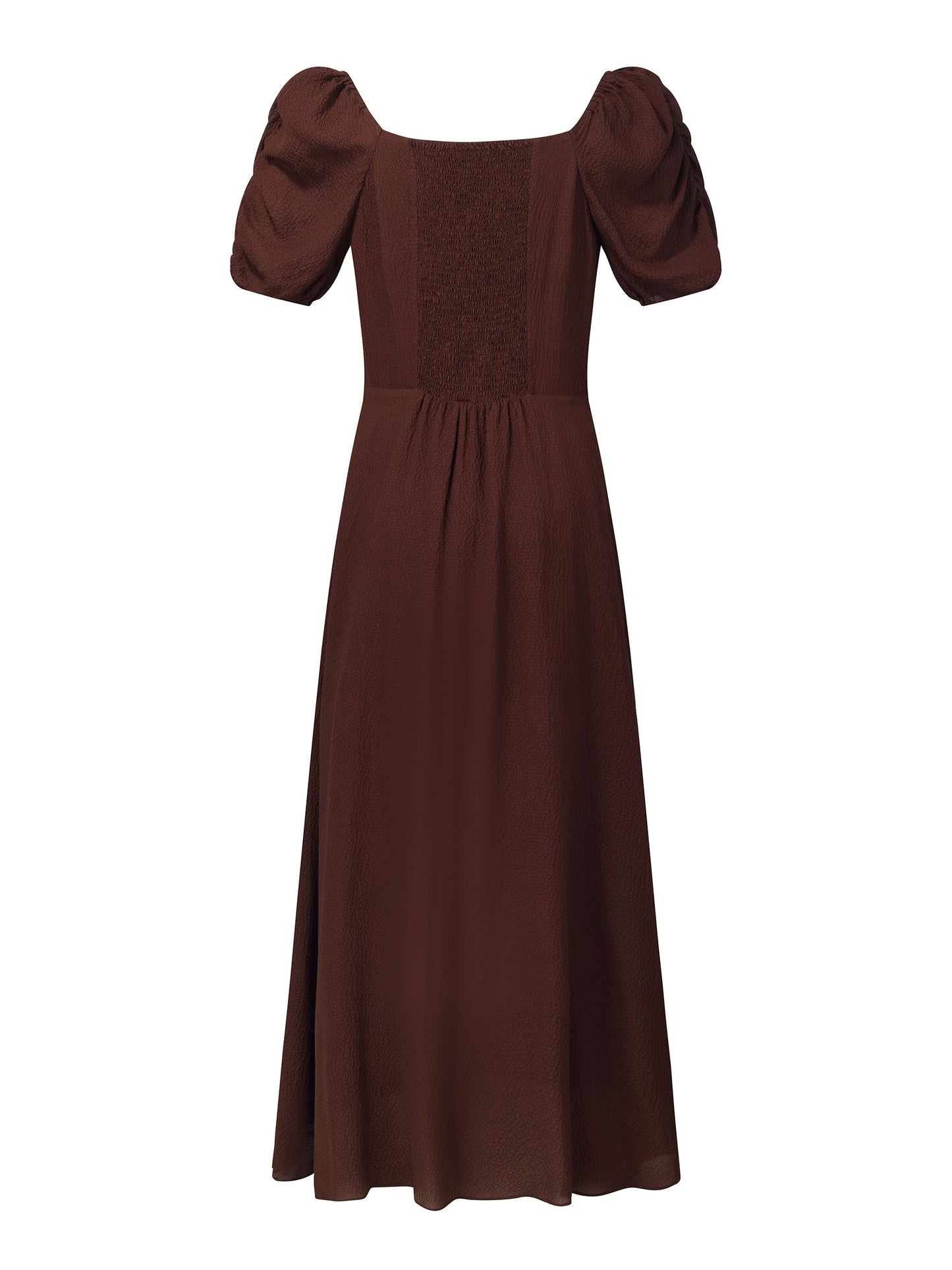 [Preview] 10.5 MM Mulberry Silk Square Neck Women Maxi Dress