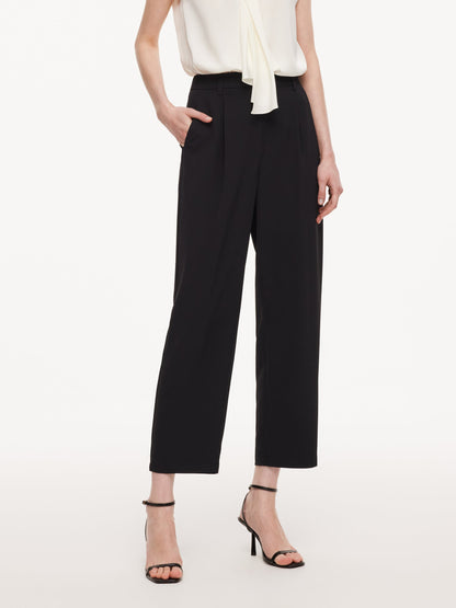 Four-Way Stretch Women Tapered Cropped Pants