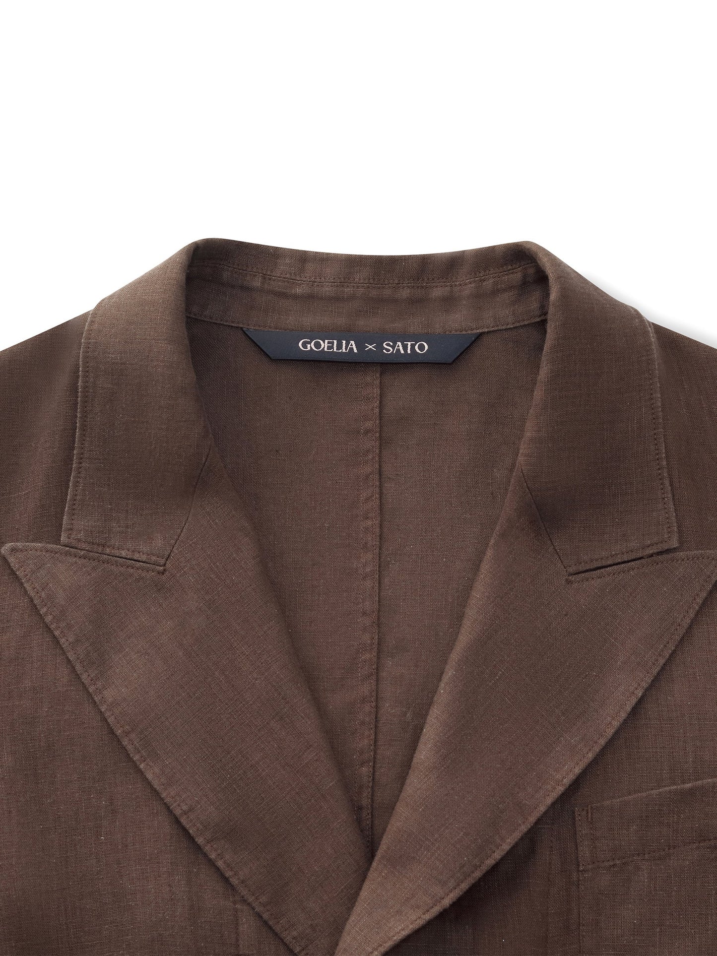 100% Linen Loose Fit X-Line Unisex Blazer