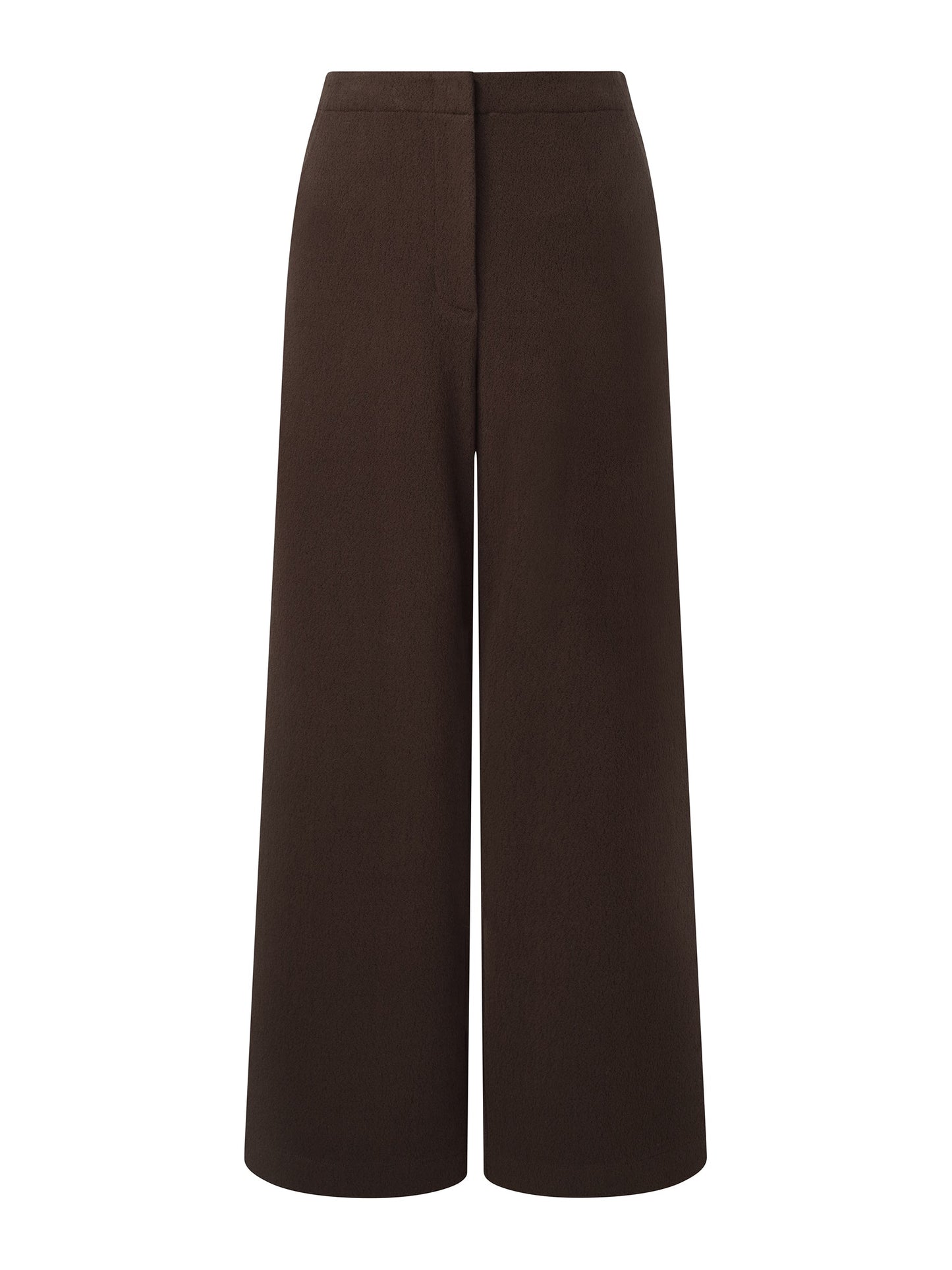 Adjustable Waist Straight Wide Leg Women Pants