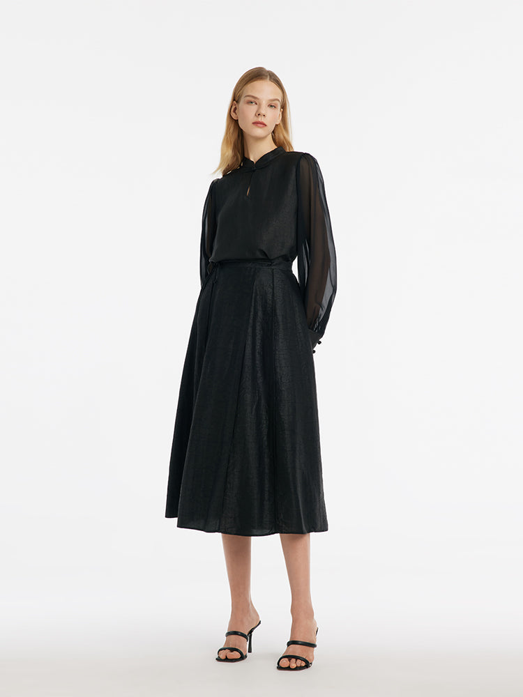 18 Momme Xiang Yun Silk Women Skirt