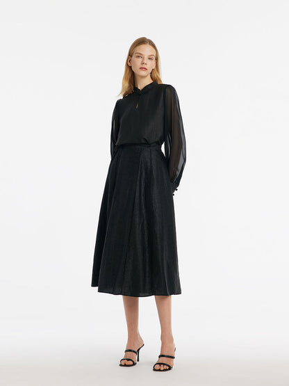 18 Momme Xiang Yun Silk Women Skirt