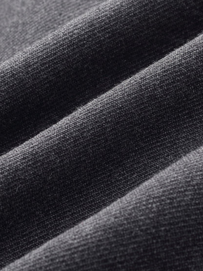 Worsted Wool Blend Pleated A-Line Women Culotte Skirt