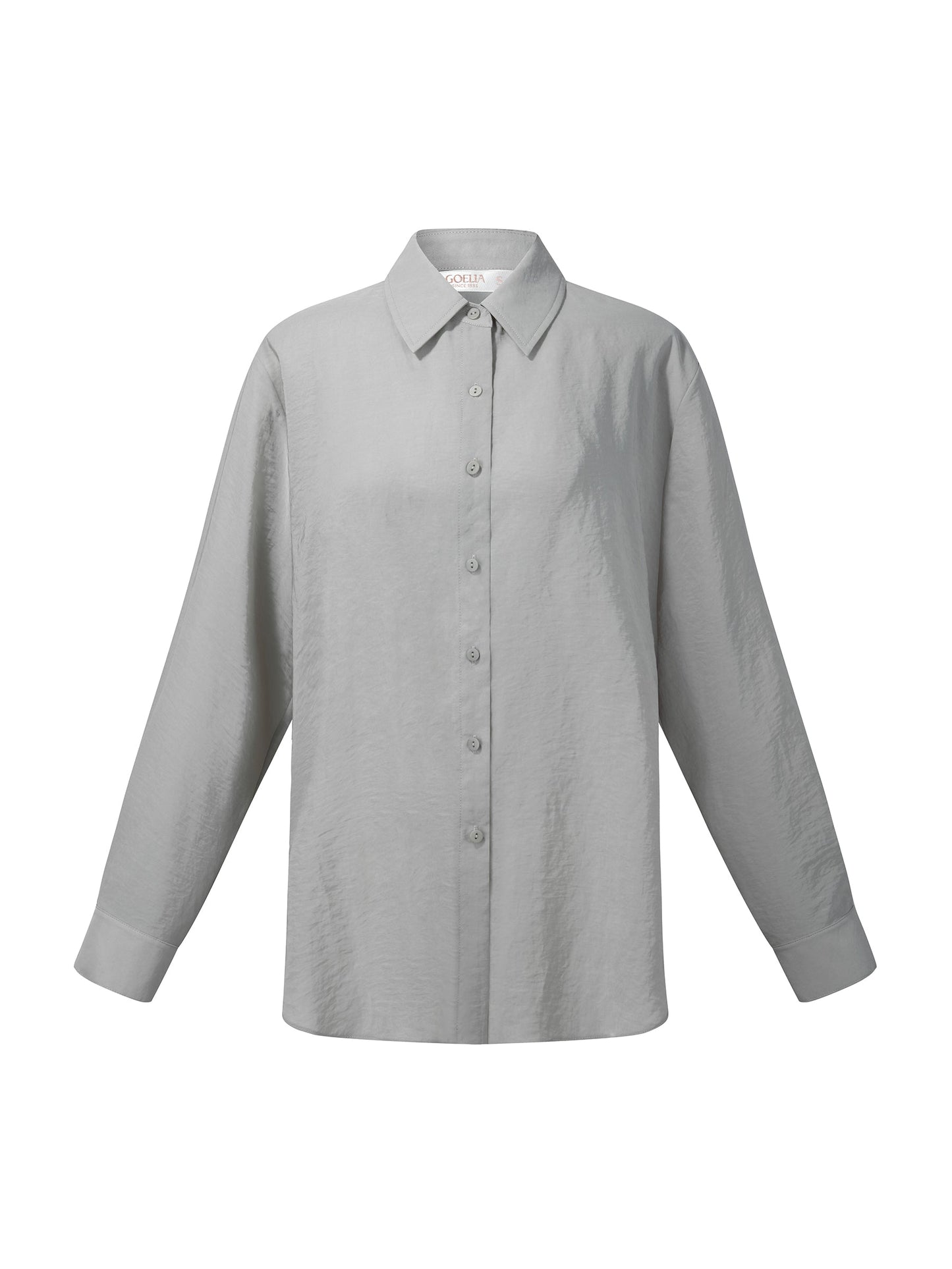 [Preview] Triacetate Blend Women Oversized Shirt