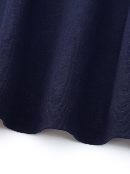 Linen Blend A-Line Women Culottes