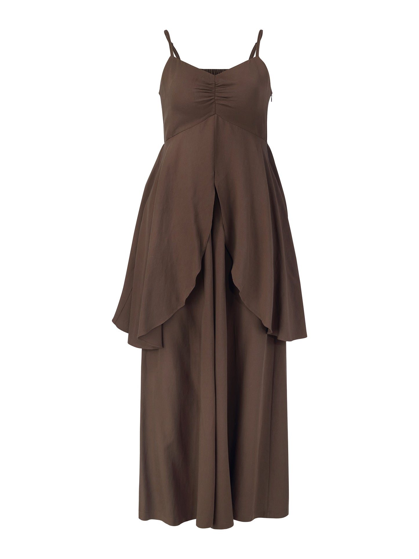 Linen Blend Camisole And Culottes Two-Piece Set