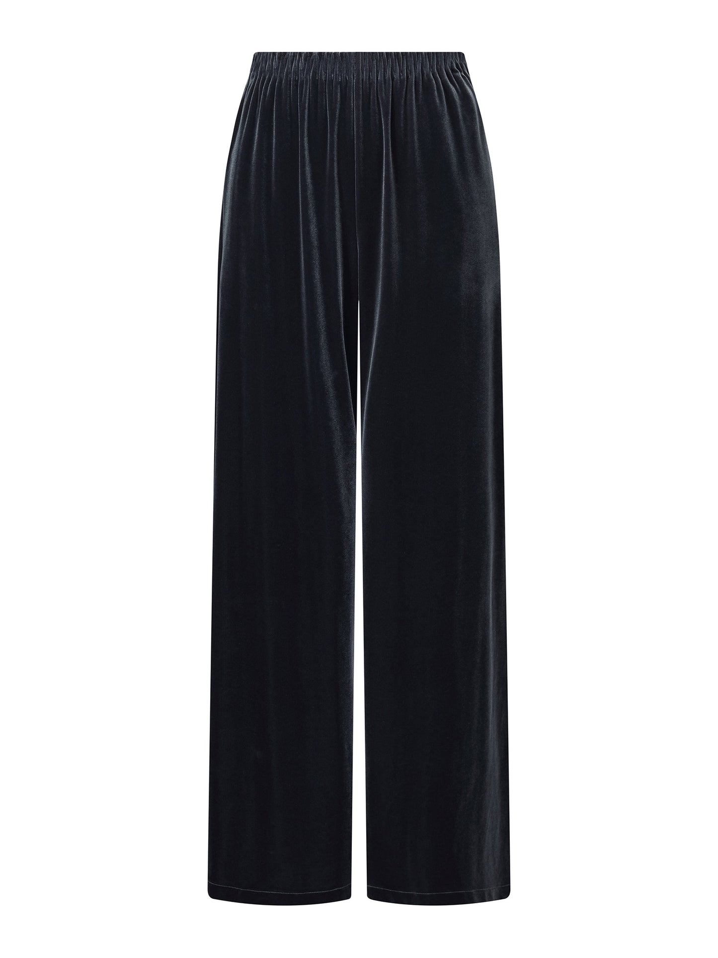 Velvet Straight Wide Leg Women Pants