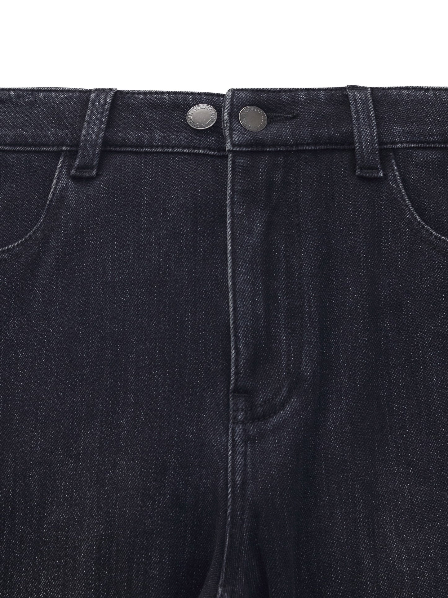 Brushed Denim Women Flared Jeans