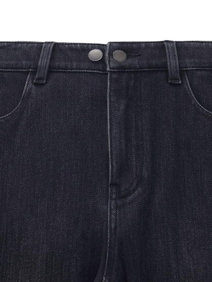 Brushed Denim Women Flared Jeans