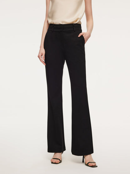 Stretch Slim Fit Women Flared Pants