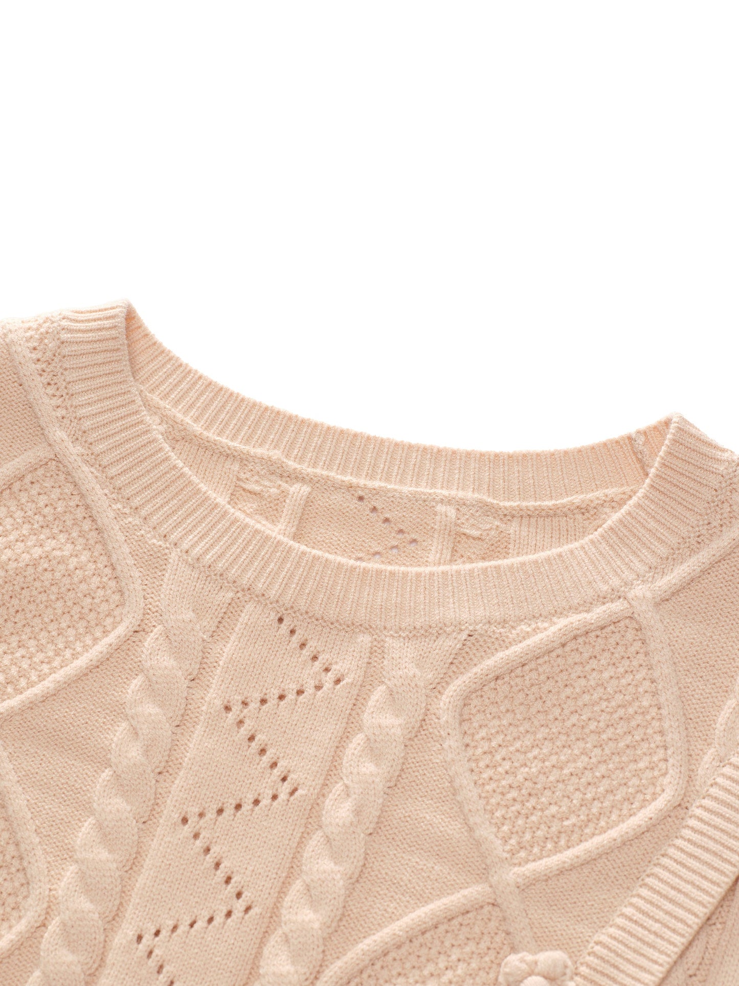 Lyocell Wool Blend Sweater And Knit Vest Dress Two-Piece Set