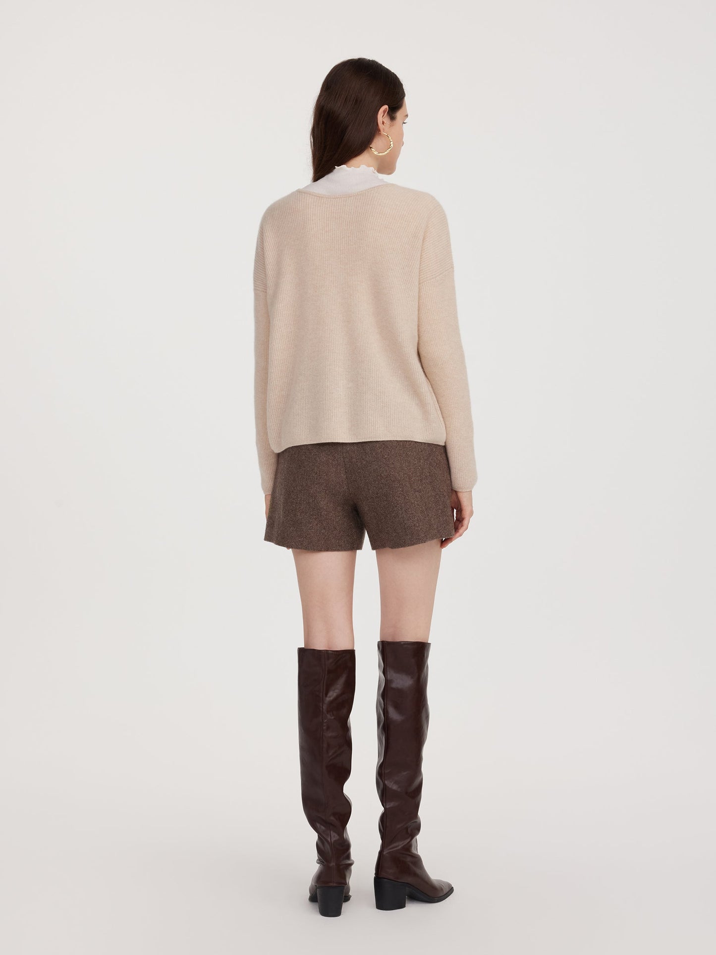 100% Washable Wool Women Shorts