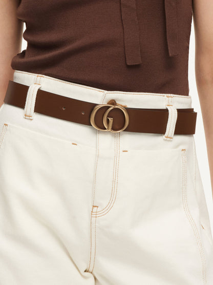 100% Cotton Denim Women Slim Fit Shorts With Belt