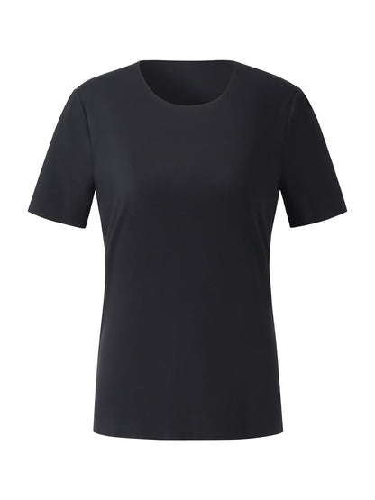 Two-pack (Black & White) Modal Round Neck Unisex T-Shirt