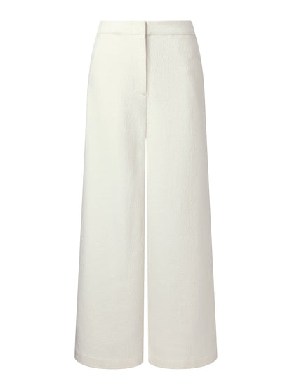 Adjustable Waist Straight Wide Leg Women Pants