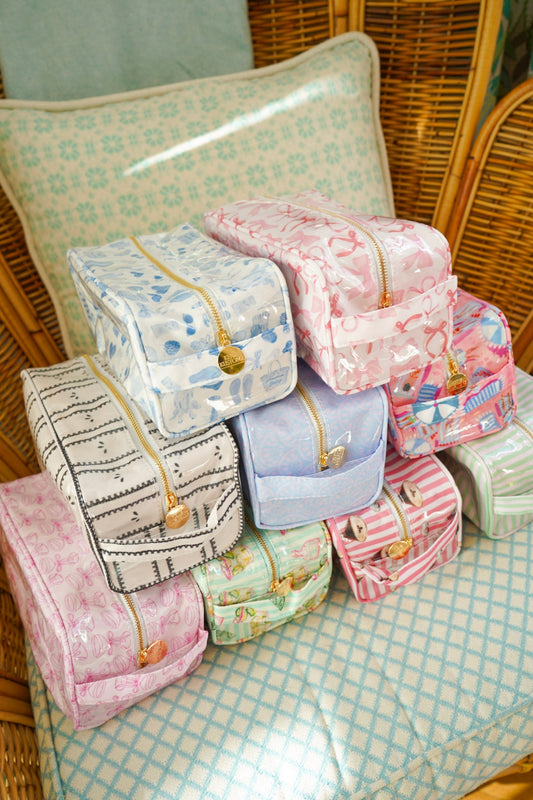 Clear Coat Toiletry Dopp Kit