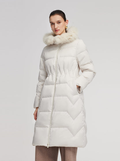 Gathered Waist Goose Down Garment