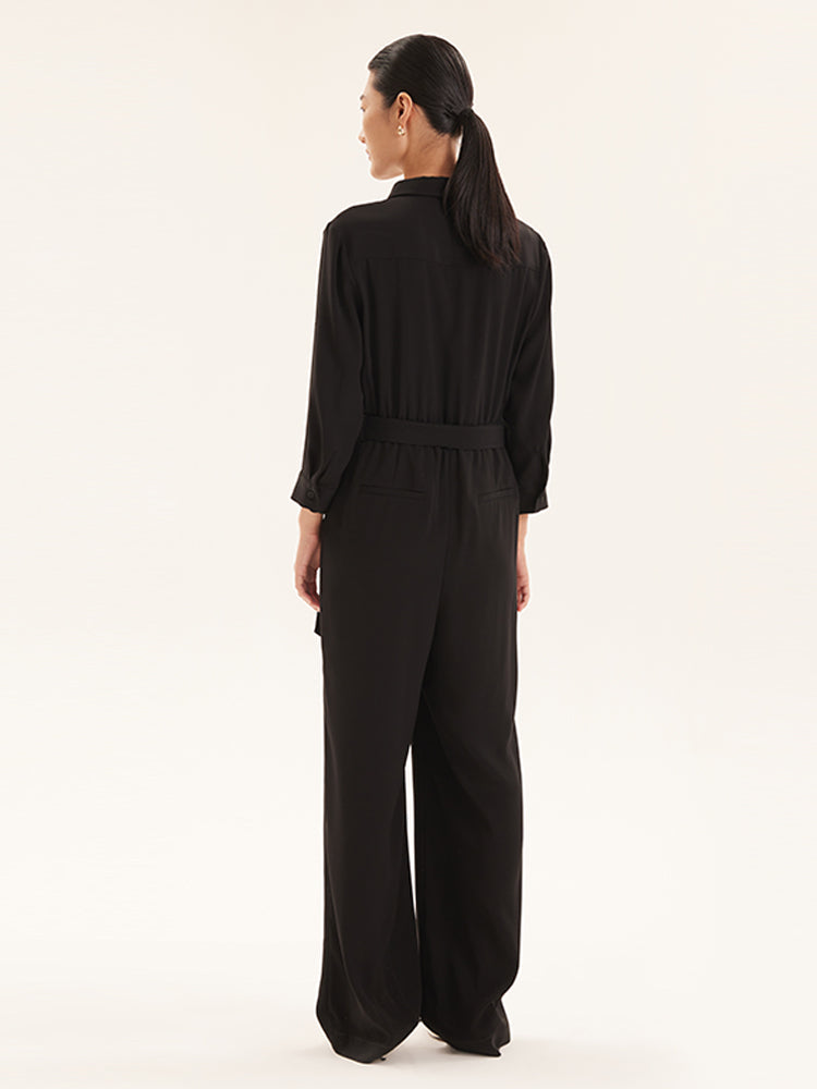 Triacetate Street-Style Women Jumpsuit