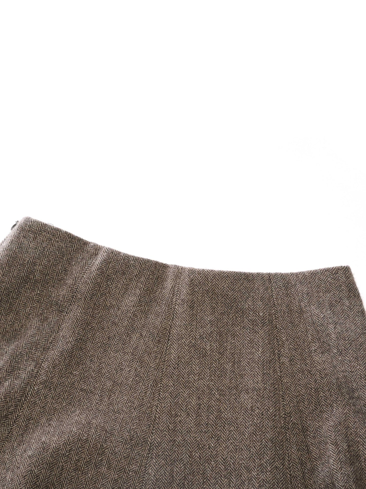 Washable Wool Women A-Line Flared Skirt