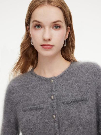 [Preview] 100% Brushed Cashmere Women Cardigan