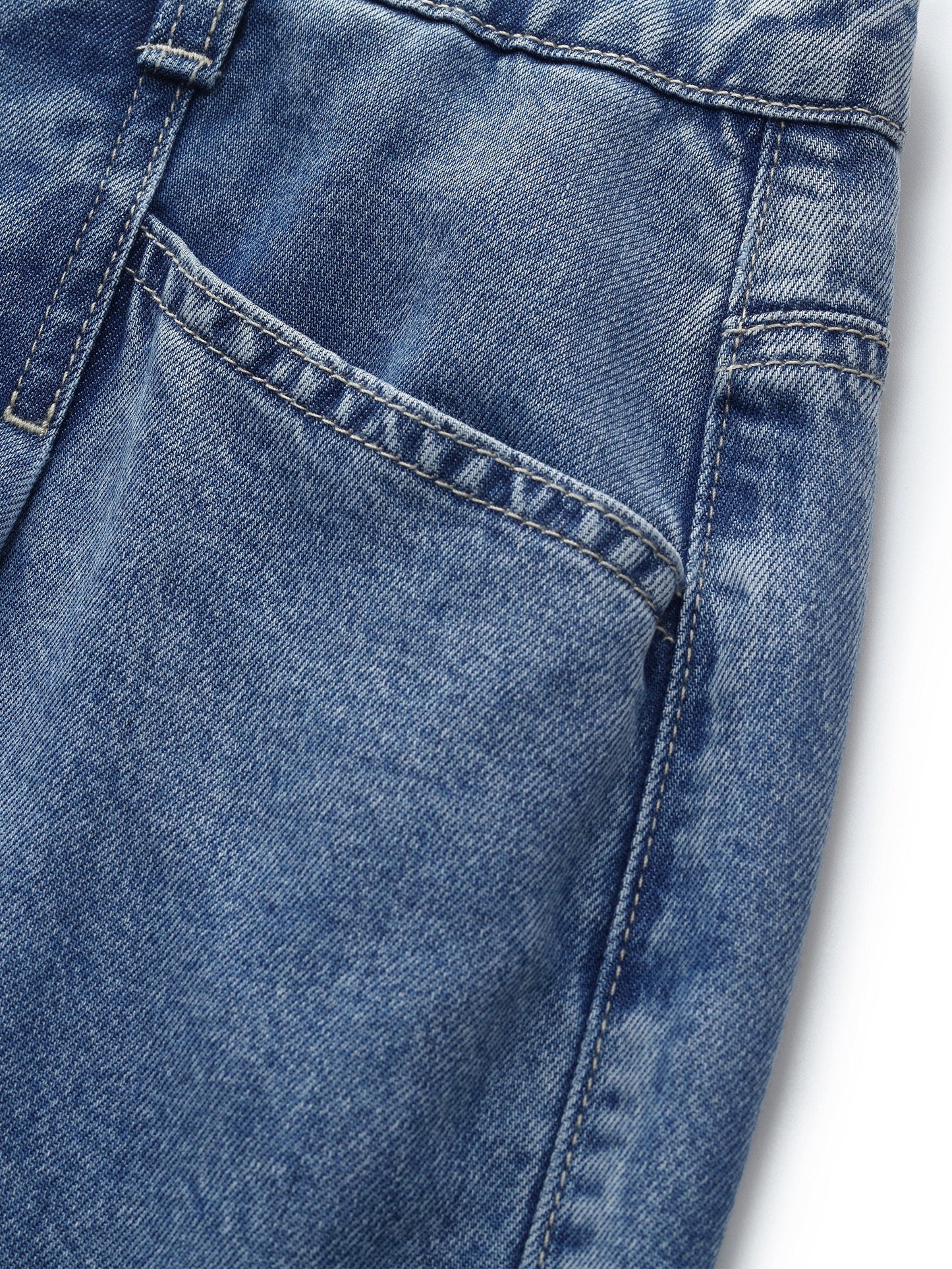 100% Tencel Denim Women Adjustable Waist Jeans