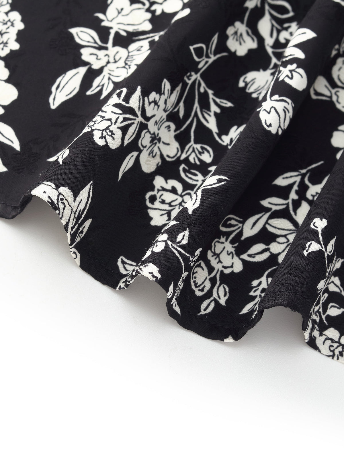 Floral Print Twist Front Women Midi Dress