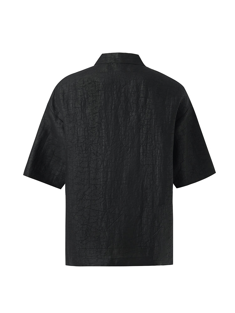 18 Momme Xiang Yun Silk Women Shirt With Zippered Lapel Collar