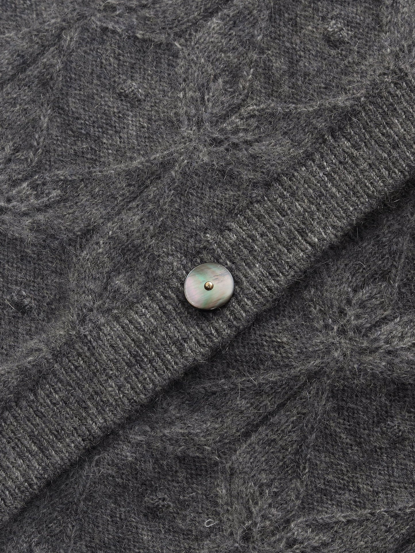 100% Cashmere Jacquard Women Cardigan
