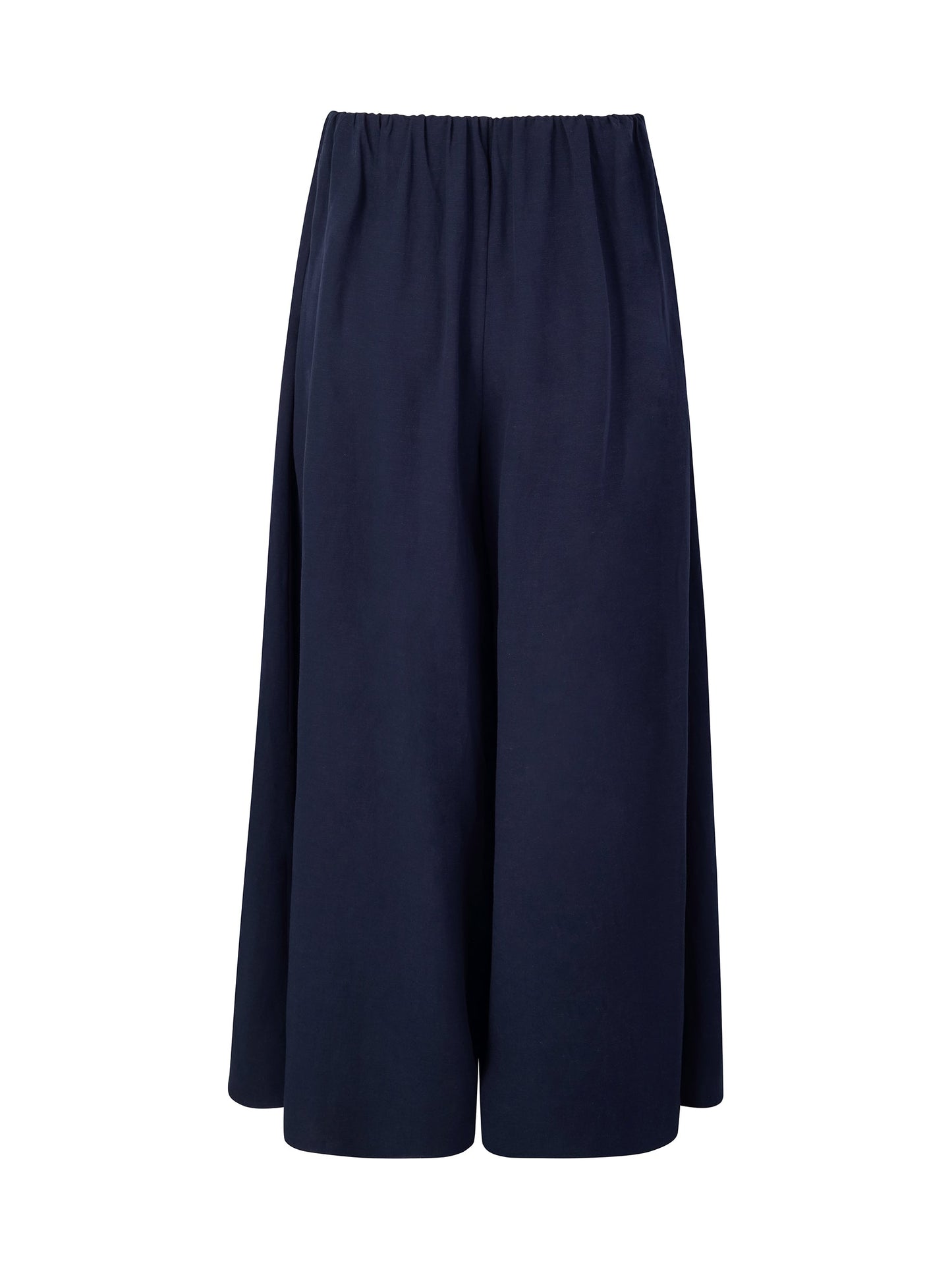 Linen Blend A-Line Women Culottes