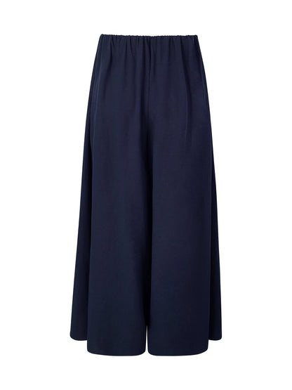 Linen Blend A-Line Women Culottes