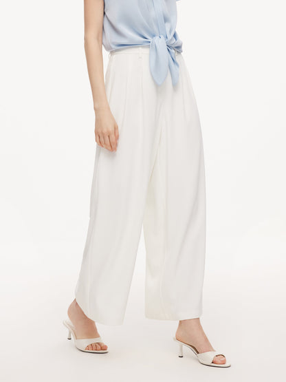 Four-Way Stretch Relaxed Ankle Length Women Pants