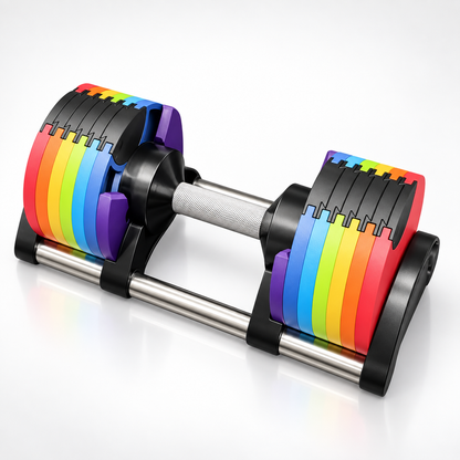 🔥 5–50KG Adjustable Dumbbell Set – Quick-Change Weights with Storage Stand for Home Gym Strength Training