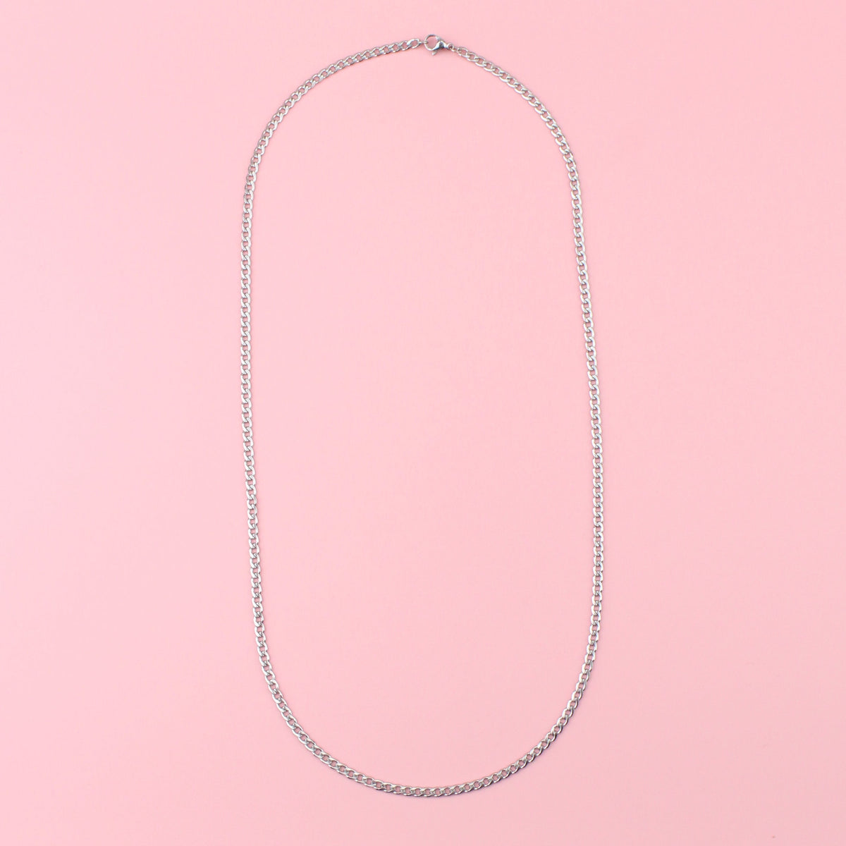 3mm Curb Chain Necklace