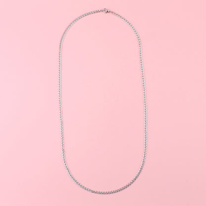 3mm Curb Chain Necklace