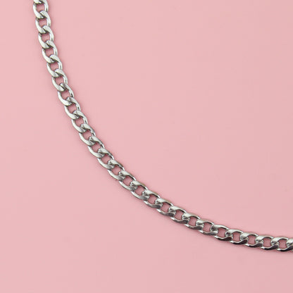 3mm Curb Chain Necklace