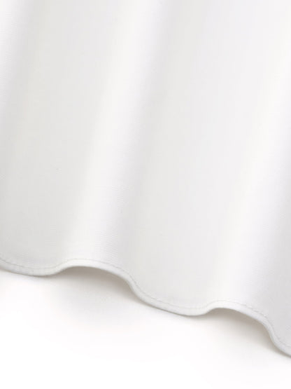 Cotton Blend Elastic Waist Women Skirt