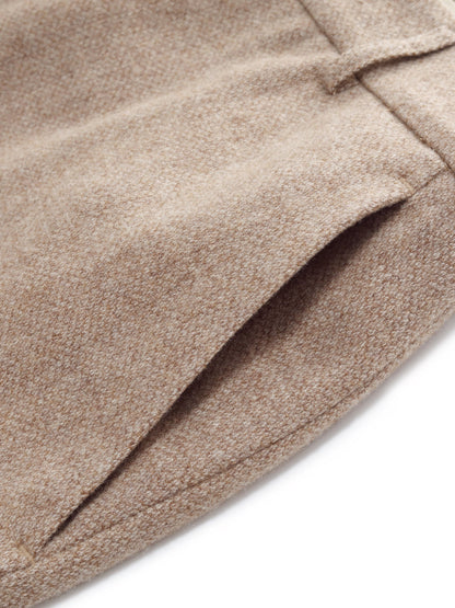 Washable Wool Cashmere Blend Straight Leg Women Pants