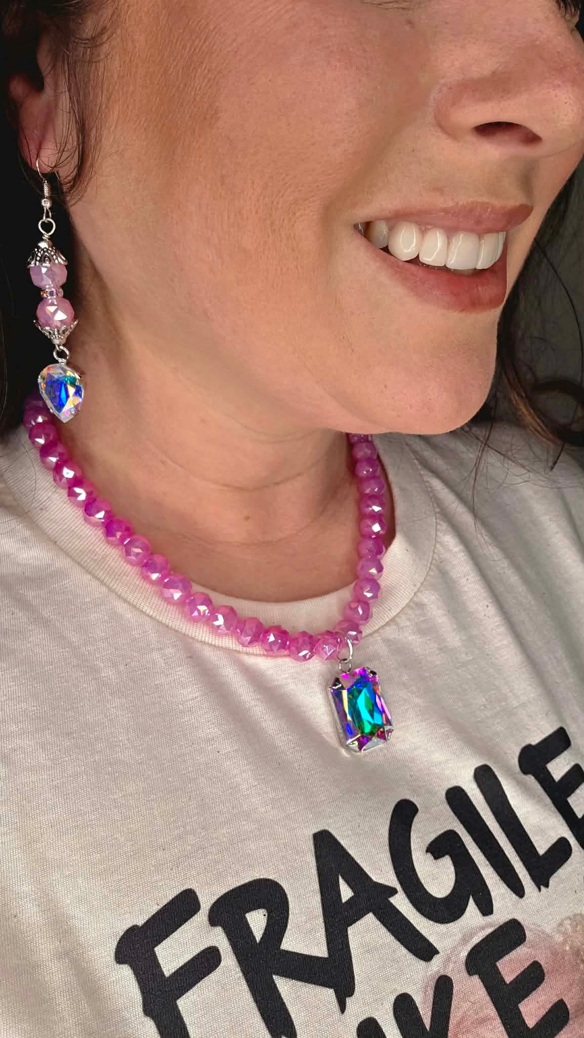 Candy Luxe Colorful Crystal Drop Earrings