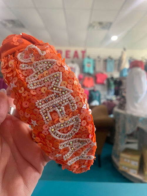 Sequin & Beaded Sport Headbands