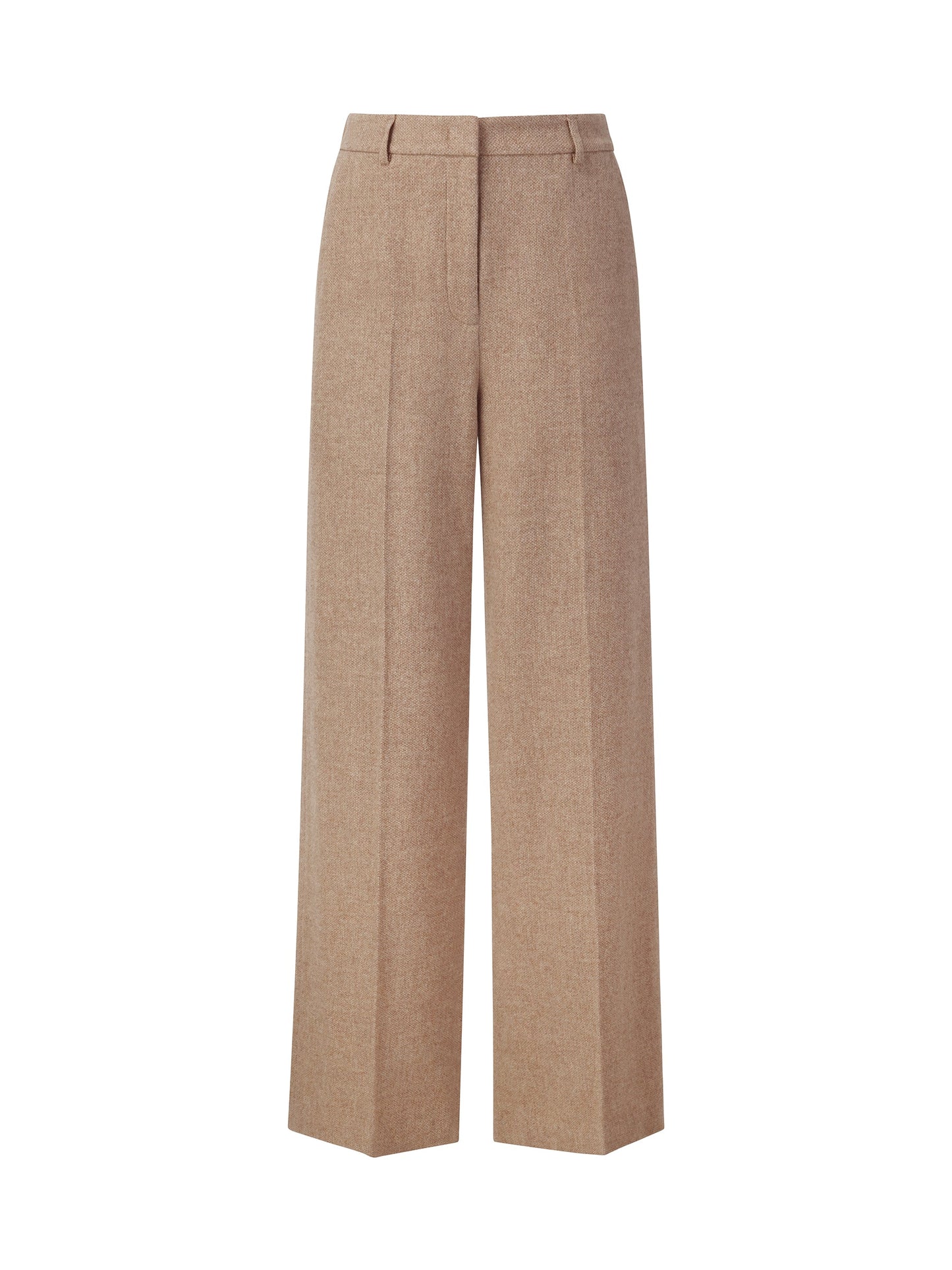 Washable Wool Cashmere Blend Straight Leg Women Pants