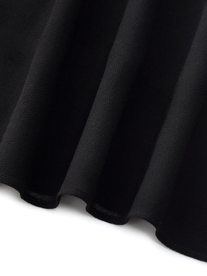 Ruffle Round Neck Women Smocked Maxi Dress